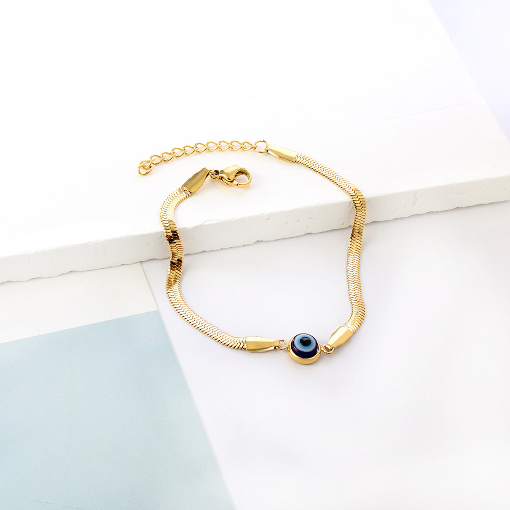 Classic eye steel bracelet