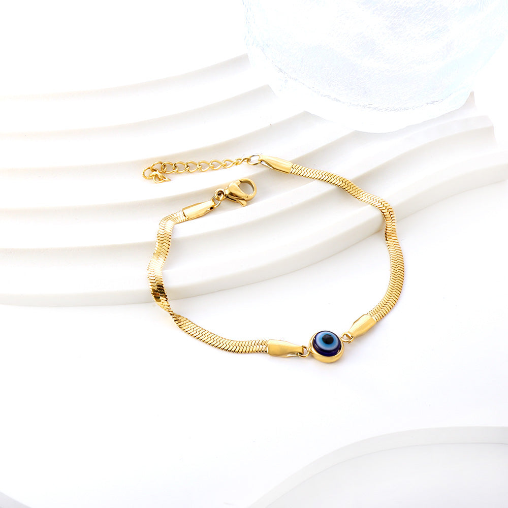 Classic eye steel bracelet