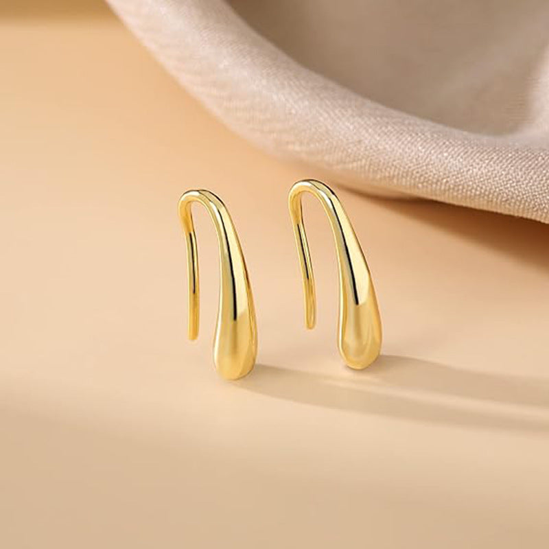 stainless steel tear drop earrings jewelry