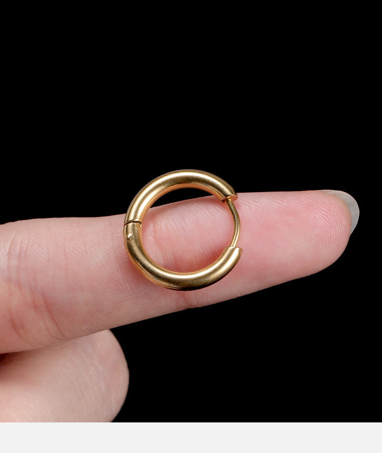 stainless steel hoop earrings size style for DIY